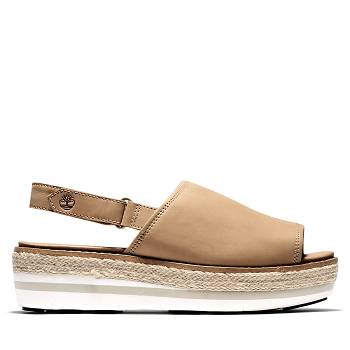 Timberland Emerson Point Peep-Toe - Bezove Sandale Damske, T0476SK